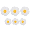 Party Decoration 6PCS Daisy Balloons Huge Flower Balloon Aluminum Film Sunflower Birthday Wedding