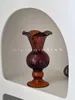Vases Antique Glass Vase Decoration Senior Sense Home Ins Wind Tall Flower