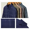 Moda męska koszula Polo Plaid krótkie rękawie miękkie letnie ubrania luksusowe solidne koreańskie koszulę polo ropa de hombre 240320