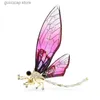 Pinos broches requintados esmalte transparente asa colorida zircon dragonfly broche feminino para feminino pino acessórios corsage ornament presente y240329