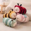 Stuffed Plush Animals 30/50CM Cute Bee Butterfly Plush Toys Soft Insect Stuffed Dolls Baby Sleep Appease Pillow Kawaii Home Decor Girls Birthday Gift240327