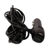 2024 3,5 mètre 5V 2.1a Mini chargeur de voiture USB incurvé avec 1 port USB pour la caméra DVR Recorder vidéo GPS, entrée DC 8V-36VFOR GPS RECORDOCRE VIDÉO GPS