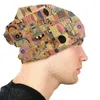 Baskenmützen Gustav Klimt Patting Art Skullies Beanies Herbst Frühling Hüte Gilded Rhapsody Thin Bonnet Hipster Caps Männer Frauen Ohrenschützer