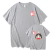 Anime Azumanga Daioh Camiseta Mulheres Kawaii Chibi Osaka e Chiyo Chan Pai Camisetas Homens Moletom Verão Cott Plus Size Tops X1Rv #