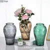 Vases Chinese Style Home Decoration Art Glass Vase Hydroponic Living Room Table Flower Arrangement