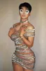 Sparkle Sier Rhineste Specuins Dr for Women ds DJ Gogo Dancer Singer Club Costume Sexy Drag outfit G1KV＃