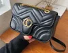 Freeship Designers Bag Marmont épaule Femmes en cuir Soho Disco Sac fourre-tout frangée Pous de bourse messager Sacs de bobe