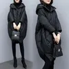 coco-type Cott Clothes Female 2022 New Winter Medium And Lg Jacket Temperament WomenPU Leather Cloak Coat Thickened Warm F8Bl#