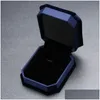 Jewelry Boxes High Quality P Veet Engagement Wedding Necklace Deluxe Gift Box Pendant Storage Holder Drop Delivery Packing Display Dhtdn