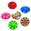 Bakvormen 8 Holte Scone Pannen 3D Siliconen Cakevorm DIY Gebak Gereedschap Mold Oven Brood Pizza Bakvormen Jelly Cupcake