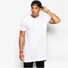 Męskie koszulki Nowe ubranie swobodne hip hop długie koszulki mężczyźni czarne topy męskie hiphop Hiphop krótkie rękawowe kropla koszulki odzieżowe po polo dh8ii