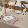 Tischsets, Barthekenmatte, hitzebeständiges Tischset mit Muster für Zuhause, Restaurant, rutschfeste Urlaubsparty