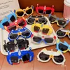 Children's cartoon sunglasses bow shade shade sunblock candy-colored baby cat glasses toy for girls