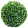 Kwiaty dekoracyjne sztuczne rośliny wiszące dekoracje symulowane kulki topiarne ultrafiolet lekka domowa trawa zielona ornament