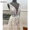 Champagne léger Boho mariage Dr 2023 dentelle Appliques Tulle Lg mariée plage robes de mariée vestido de casamento princesa s5el #