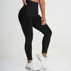 Pantalones para mujer Mujeres Yoga Leggings Gimnasio Apretado Secado rápido Push Up Slim Femenino Fitness Deporte Sin costuras Cintura alta Elástico Sólido