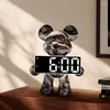 Tafelklokken Digitaal nachtkastje Smart Bear Watches Decoratie en accessoires Kawaii Room Decor Vakantiegeschenken