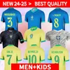 22 2023 2024 BRAZILIË voetbalshirts L.PAQUETA NEYMAR VINI JR.23 P.COUTINHO RICHARLISON voetbalshirt G.JESUS T.SILVA BRUNO G. PELE CASEMIRO heren dames kindersets jersey