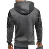 Hoodies dos homens moletons 4 cores tinta respingo impresso homens masculino casual solto com capuz tarambola tamanho asiático entrega vestuário vestuário dhq0t