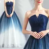 Dream Starry Sky Dracient Blue Wedding Dres For Women Strapl Elegant Party Dr 2024 Summer Back Cross Lace Up Vestidos R3QV#
