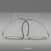 サングラスフレーム収益ジェイト2608光学純粋なチタンラウンドフレーム処方眼鏡rx男性または女性メガネ