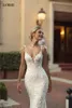 Lorie Exquisite Lace Sirena Abiti da sposa vestido de novia Spaghetii Strap Abiti da sposa Appliqued Abiti da sposa in pizzo 2024 O9Nd #