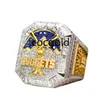 Anello di lusso del campionato mondiale di basket Designer 14K Gold 2023 Nuggets JOKIC Champions Anelli per uomo Donna Star Diamond Sport Jewelrys