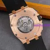 Nice AP Na rękę Epicko Royal Oak Offshore Series 26401ro Rose Gold Black Dial Three Eyes Chronograph Mens Fashion Sports Machinery Watch