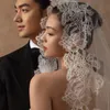 Bride Romantic Veil Full Lace Luxury 2024 New Cathedral Wedding Accores LG White Veil N8yn#