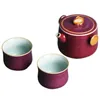 Teaware Sets Yuzhou Jun Kiln Red Jade A Pot And Two Cups Companion Tea Set Original Mine Glaze Personalized Family Brewing