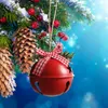 Party Supplies SV-Christmas Dekorationer Craft Bells Ornament Metal Jingle Farmhouse God julgrandekor för hemmet