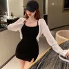 Xpqbb Noir Blanc Sun Protecti Cardigan Femmes Été Lg Manches Mince Voir À Travers Crop Tops Femme Simple Solide Cardigans P6kr #