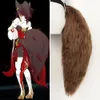 Stokta Tingyun Cosplay Ear Tail Fox Girl Furry Bulanık Kıllı Kostüm Honkai Yıldız Demiryolu Ting Yun Seksi Cadılar Bayramı 240315
