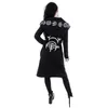 Damen Jacken Hoodies Frauen Gothic Punk Stil Buchstaben Gedruckt Langarm Regenpfeifer Damen Mantel Hexen Hut Sweatshirts Plus Größe Drop Dhevg