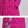 2023 Zima zimowa femme górna krawatowa kurtka Koreańska z kapturem LG ciepły wyściełany płaszcz haft haftowa żeńska płaszcz H1848 Z7jl#
