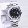 Luxury Watch RLX Clean Mechanical 41mm Automatic Leisure Watch Business WristWatch High Quality Stainless Steel Strap Life Waterproof Calendar WristWatches