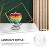Vaser Rensa förvaringsfack med lock Origami önskar flaska heminredning glas tom container