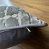 Pillow 2024 Silver Gray Geometric Cover Decorative Case Modern Simple Abstract Art Home Sofa Bed Coussin