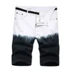 Zomer Mode Heren Gekleurde Gescheurde Korte Jeans Merk Bermuda Katoen Casual Shorts Vaqueros Hombre Denim 2842 240315