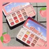 Shadow Cute Peach 12-Farben-Lidschatten-Palette, Augen-Make-up-Palette, Make-up-Lidschatten-Set, Textmarker, Schimmer, langlebig, wasserfest