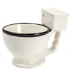 Mugs Closestool Shape Cup Novelty Toilet Ceramic Mug With Handle 300ml Coffee Tea Milk Ice Cream Cups Funny For Gifts