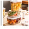 Storage Bottles Refrigerator Airtight Food Containers Plastic Fresh-keeping Produce Saver