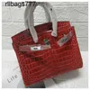 Bk Luxurys Bag Cuero Alligator Portátil Un solo hombro Messenger Top Layer Cowhide Moda Versátil Mujer