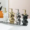 Liquid Soap Dispenser Shape Storage Gold And Bear Creative Accessories Empty 200ml Bottle Gel Silver Luxury Ceramics Bathroom Shampoo