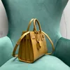 10A sac de jour borsa di design in pelle di coccodrillo borse tote borsa a tracolla da 22 cm moda donna borsa a specchio di qualità per le donne