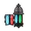 Candle Holders Classic Moroccan Decor Votive Iron Glass Hanging Candlestick Lantern Party Home Wedding F20243635