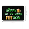 Carpets St Patrick's Day Anti-Slip Doormat Bath Mat Happy Beer Floor Carpet Entrance Door Rug Home Decor