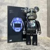 Nowate Elements Bearbricks 400% 1000 Cyberpunk Daft Punk Wspólnot Jasne naruszenie twarzy Kolekcja niedźwiedzia Dekoracyjna Statua Niedźwiedzia Modell2403