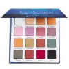 Shadow DE'LANCI Lidschatten-Palette, 16 Farben, Duochrom, matt, schimmernd, metallisch, pigmentiertes Make-up, Lidschatten-Palette, Kosmetik-Set