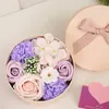 Savon de bain à fleurs décoratives, fleur de Rose parfumée dans une boîte cadeau pour la saint-valentin, anniversaire, cadeaux pour mères